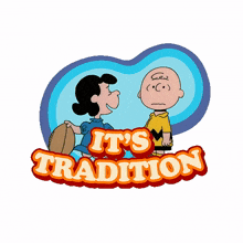 it%27s tradition charlie brown lucy van pelt peanuts it%27s part of our culture