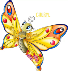 cheryl butterfly pretty