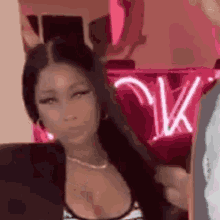 Sazzybarb Nicki Minaj Cute GIF - Sazzybarb Nicki Minaj Cute Nicki Minaj Peace GIFs
