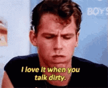 I Love It When You Talk Dirty Grease GIF - I Love It When You Talk Dirty Grease Jeff Conaway GIFs