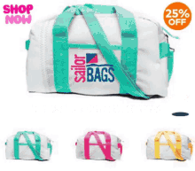 Sailor Duffel Bag Sailcloth Duffel Bag GIF - Sailor Duffel Bag Sailcloth Duffel Bag Bag Totes GIFs