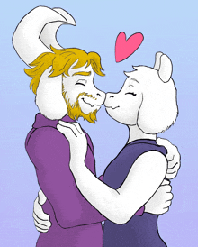 Kissing Nuzzle GIF - Kissing Nuzzle Heart GIFs