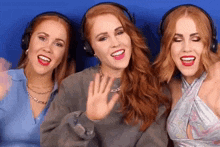 triplets red heads