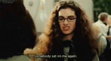 Anne Hathaway Somebody Sat On Me Again GIF - Anne Hathaway Somebody Sat On Me Again Invisible GIFs
