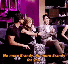 No More Brandy For You GIF - Darren Criss Nomorebrandy Stop GIFs