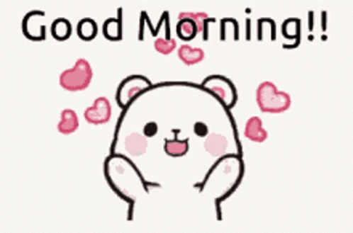 Good Morning Bear GIF - Good Morning Bear Cute - Discover & Share GIFs