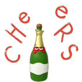 Cheers Champagne Sticker - Cheers Champagne Stickers