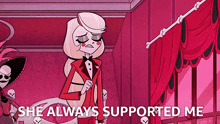 She Always Supported Me Charlie GIF - She Always Supported Me Charlie Hazbin Hotel GIFs