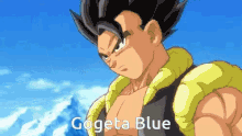 Gogeta Blue Power GIF