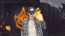 Shooting Fire Captain Flowers GIF