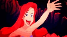 Ariel'S Wave Hello GIF - The Little Mermaid Ariel Hi GIFs