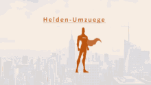 hero silhouette helden umzuege city