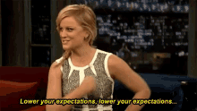 amy poehler funny dance lower your expectations