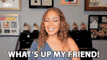 Whats Up My Friend Erica Campbell GIF - Whats Up My Friend Erica Campbell Sunday Best GIFs