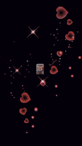 a kaleidoscope of flowers and hearts with the words welcome to the party