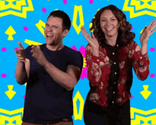 Happy Dance Couple GIF - Happy Dance Couple Clap GIFs