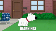 Family Guy Brian Griffin GIF - Family Guy Brian Griffin Barking GIFs