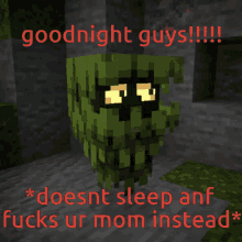 Minecraft Glare GIF - Minecraft Glare Goodnight GIFs