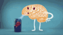 Brain Drinking GIF - Brain Drinking Sip GIFs