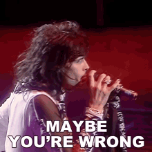 Maybe Youre Wrong Steven Tyler GIF - Maybe Youre Wrong Steven Tyler Aerosmith GIFs