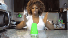 Cup Song  GIF - Cupsong Glozell Youtuber GIFs