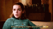 Are You Going To Make Yourself Cry Kid GIF - Are You Going To Make Yourself Cry Kid Girl GIFs
