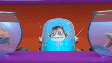 a cartoon of a fish in a helmet that says call me jasper finnegan fish for sale