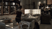 Jumping On The Bed Maia Rindell GIF