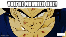 Vegeta Your Number One GIF - Vegeta Your Number One You'Re Number One GIFs