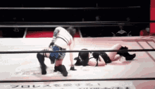 hikari noa wrestler flip over wrestling