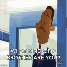 What Kind Of A Brother Are You Oscar Proud GIF - What Kind Of A Brother Are You Oscar Proud The Proud Family GIFs