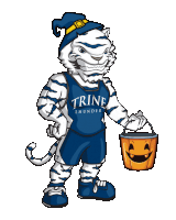 a cartoon of a tiger wearing a trine thunder shirt