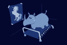 Workout Rhino GIF - Workout Rhino Treadmill GIFs