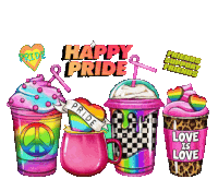 Happy Pride Sticker - Happy Pride Stickers