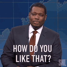 How Do You Like That Michael Che GIF - How Do You Like That Michael Che Saturday Night Live GIFs