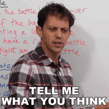 Tell Me What You Think Benjamin GIF - Tell Me What You Think Benjamin Engvid GIFs