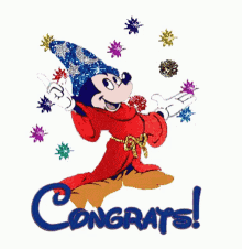Mickey Mouse Congrats GIF - Mickey Mouse Congrats Cute GIFs