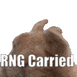 Rng Carried Nabs Sticker - Rng Carried Nabs Notabedwarssweat Stickers