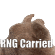 Rng Carried Nabs Sticker - Rng Carried Nabs Notabedwarssweat Stickers