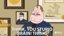 Think Stupid Brain GIF - Think Stupid Brain Come On GIFs