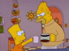 Caffeine Bart Simpson GIF - Caffeine Bart Simpson Coffee GIFs