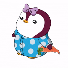 cute kawaii penguin hmm nod
