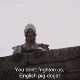 Monty Python And The Holy Grail French Taunting Of Knight Castle I Fart In Your General Direction GIF