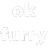 a white background with the words `` ok turkey '' written in black and white .