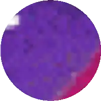 a pixelated image of a purple and blue ball