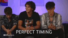 Perfect Timing Zach Herron GIF - Perfect Timing Zach Herron Why Dont We GIFs