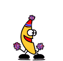 party banana dancing happy birthday