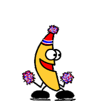 Party Banana Sticker - Party Banana Dancing Stickers