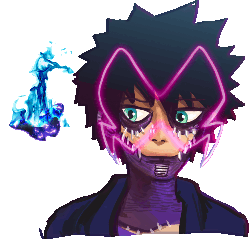 Death Of The Self League Of Villains Sticker - Death Of The Self League Of Villains Dabi Todoroki Stickers