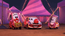 Cars Clown Lightning GIF - Cars Clown Lightning Mcqueen GIFs